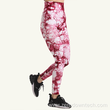 tie-dye seamless tight hips outdoor fitness yoga pants